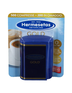 HERMESETAS GOLD 500+200 COMPRESSE 35 G