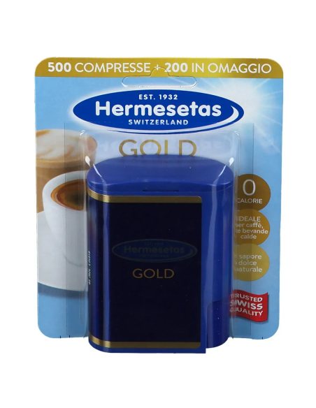HERMESETAS GOLD 500+200 COMPRESSE 35 G