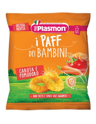 PLASMON DRY SNACK PAFF CAROTA POMODORO 15 G