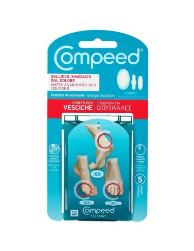 COMPEED CEROTTI PER VESCICHE MISTO 5 PEZZI