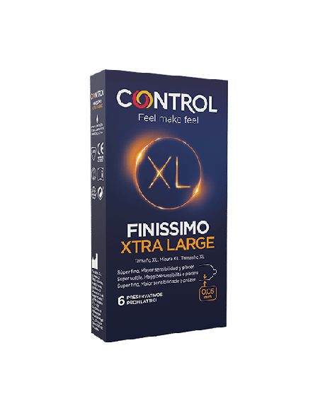 CONTROL FINISSIMO XTRA LARGE 6 PEZZI
