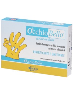 OCCHIOBELLO GOCCE OCULARI 10 FLACONCINI MONODOSE RICHIUDIBILI DA 0,5 ML
