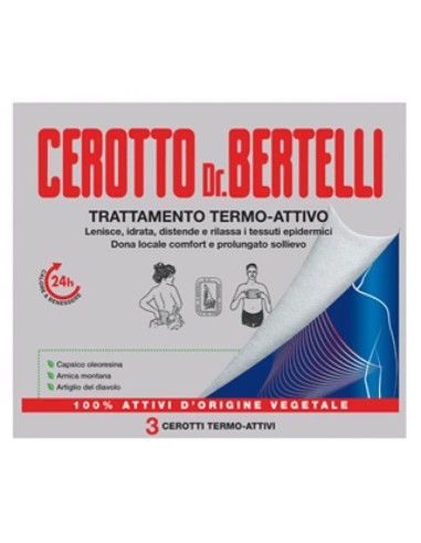 DR BERTELLI CEROTTO TERMO-ATTIVO 3 PEZZI