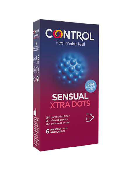 CONTROL SENSUAL XTRA DOTS 6 PEZZI