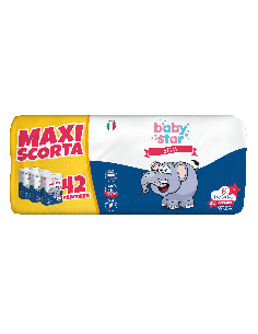 PANNOLINI BABYSTAR SLIM MAXISCORTA TAGLIA 6 42 PEZZI
