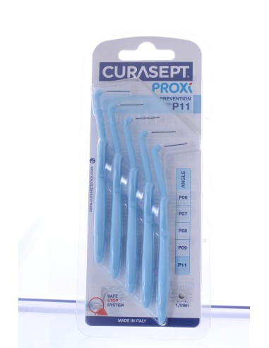 CURASEPT PROXI ANGLE P11 AZZURRO/LIGHT BLUE 5 PEZZI