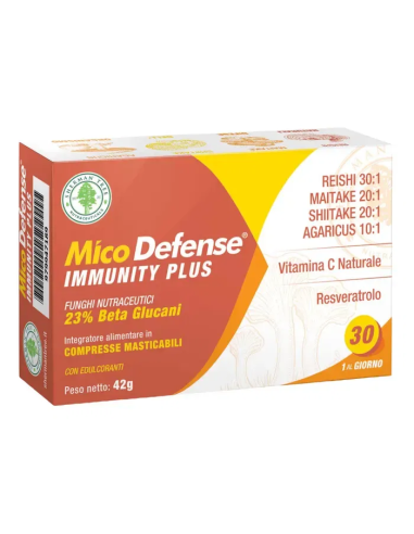 MICODEFENSE DIFESE IMMUNITARIE 30 COMPRESSE MASTICABILI