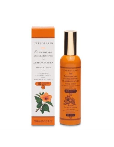 OLIO SOLARE ACCELERATORE ABBRONZATURA VISO & CORPO SPF15 100 ML