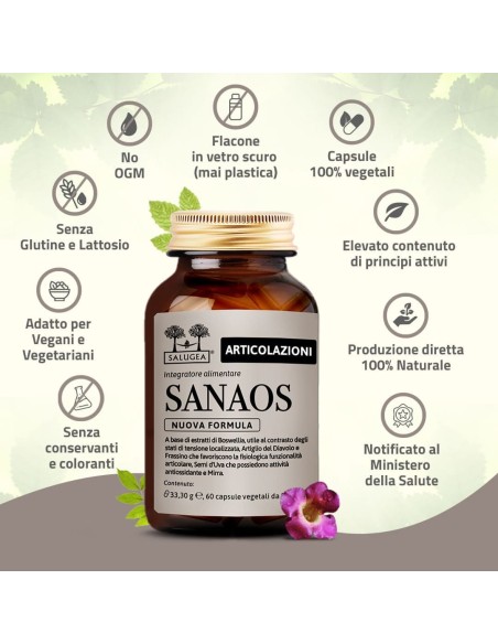 SALUGEA SANAOS NUOVA FORMULA 60 CAPSULE