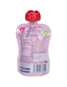 HIPP BIO FRUTTA FRULLATA UNICORNO MELA PRUGNA GIALLA PESCA 90 G 2