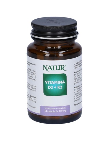 VITAMINA D3+K2 60 CAPSULE