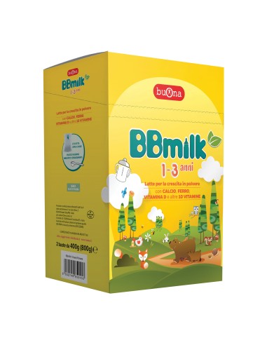 BBMILK 1-3 POLVERE 2 BUSTE DA 400 G