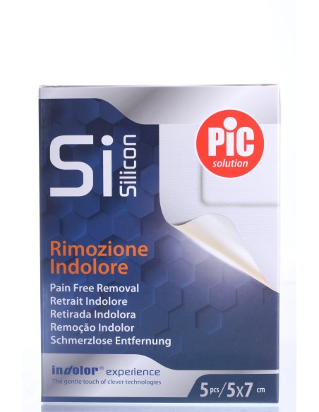 CEROTTO PIC POSTOP SILICONE 5X7 5 PEZZI