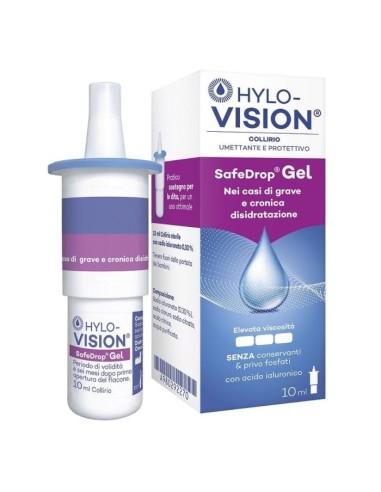 HYLOVISION SAFE DROP GEL 0,3% COLLIRIO UMETTANTE E PROTETTIVO 10 ML