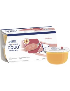 RESOURCE AQUA ACQUA GELIFICATA+PEACH CUP 6 4X125 G