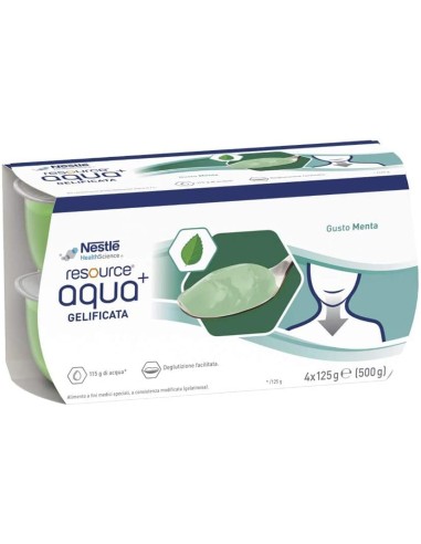 RESOURCE AQUA ACQUA GELIFICATA+MINT CUP 6 4X125 G