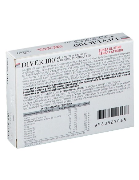 DIVER 100 20 COMPRESSE