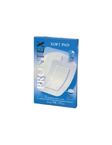 GARZA COMPRESSA PRONTEX SOFT PAD AUTOADESIVA 10X15CM 6 PEZZI
