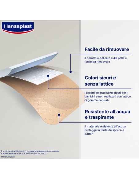 CEROTTO HANSAPLAST MARVEL 20 PEZZI