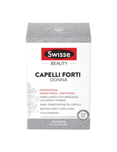 SWISSE CAPELLI FORTI DONNA 30 COMPRESSE