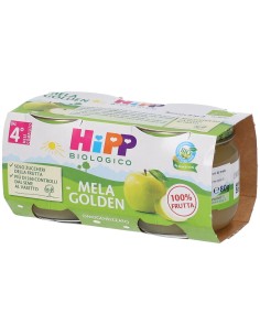 HIPP BIO OMOGENEIZZATO MELA GOLDEN 2 X 80 G