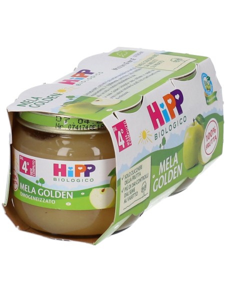 HIPP BIO OMOGENEIZZATO MELA GOLDEN 2 X 80 G
