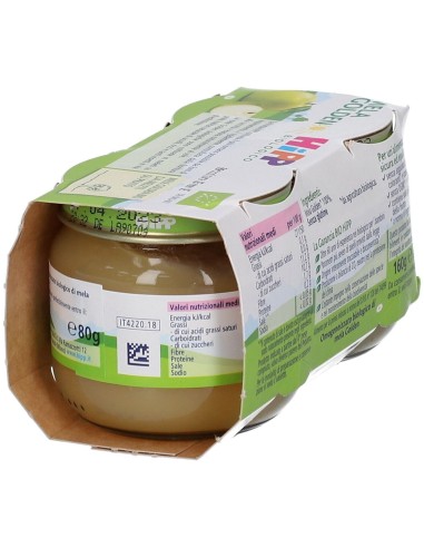 HIPP BIO OMOGENEIZZATO MELA GOLDEN 2 X 80 G