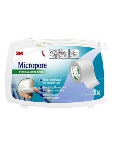 CEROTTO IN CARTA MICROPORE SURGICAL TAPE M5X25MM DISPENSER