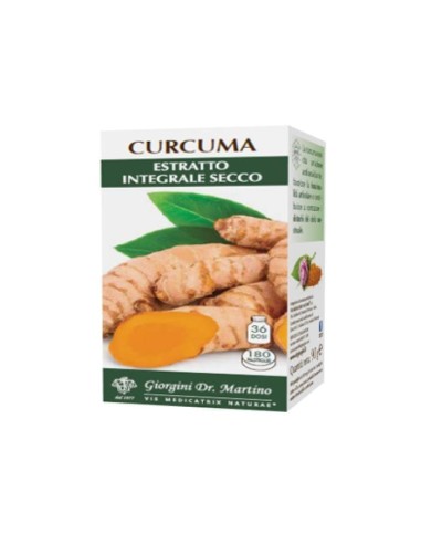 CURCUMA ESTRATTO INTEGRALE SECCO 180 PASTIGLIE