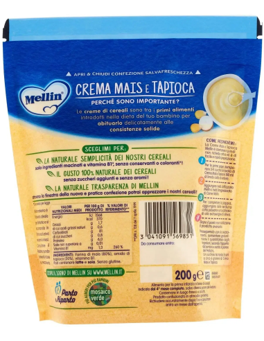 MELLIN CREMA MAIS/TAPIOCA 200 G