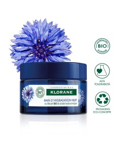 KLORANE CREMA IDRATANTE NOTTE FIORDALISO ACIDO IALURONICO 50 ML