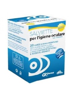 Gr Farma Salviette per l'igiene oculare 20 garze sterili monouso