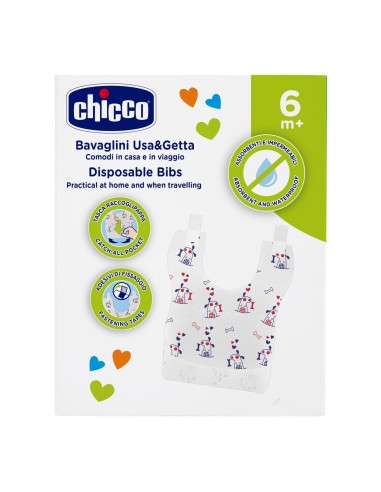 CHICCO BAVAGLINI MONOUSO COMPOSTABILI 36 PEZZI