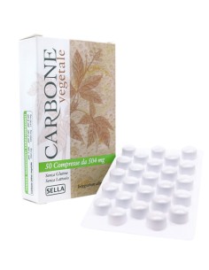 CARBONE VEGETALE 50 COMPRESSE