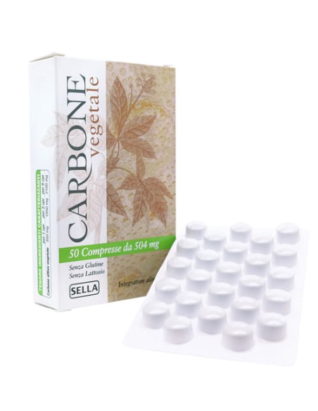 CARBONE VEGETALE 50 COMPRESSE