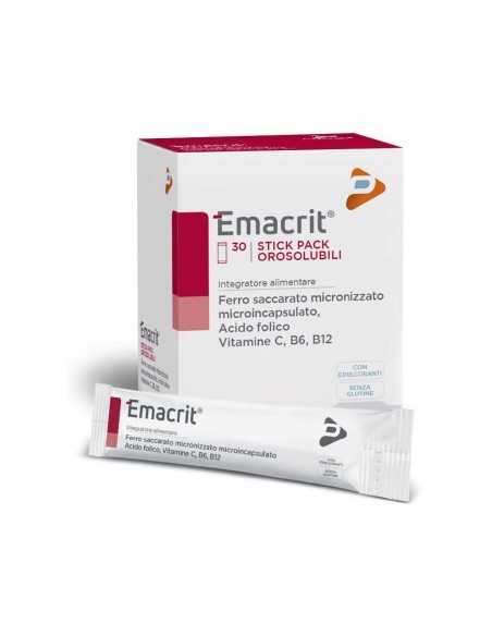 EMACRIT OROSOLUBILE 30 STICK PACK