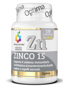 COLOURS OF LIFE ZINCO 15 120 COMPRESSE