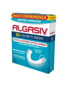 ALGASIV ADESIVO PER PROTESI DENTARIA INFERIORE 30 PEZZI 2
