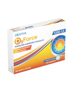 D3 FORCE ZENTIVA 1000UI 60 COMPRESSE