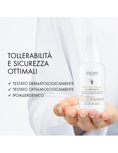 CAPITAL SOLEIL UV-AGE FLUIDO ANTI-FOTOINVECCHIAMENTO SPF50+ 40 ML