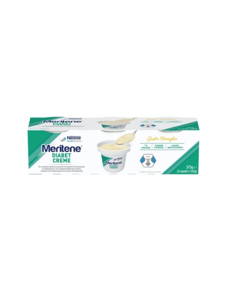 MERITENE DIABET CREME VANIGLIA 3 X 125 G