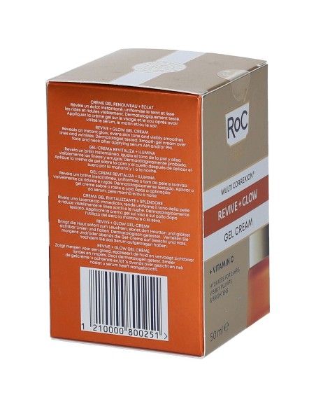 ROC MULTI CORREXION REVIVE + GLOW CREMA VISO GEL 50 ML