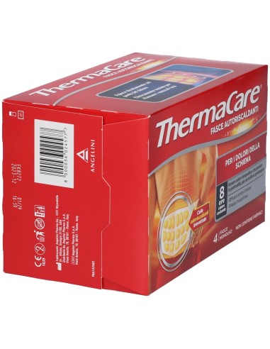 FASCIA AUTORISCALDANTE A CALORE TERAPEUTICO THERMACARE SCHIENA 4 PEZZI