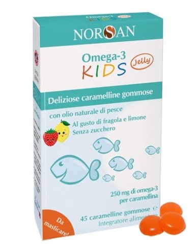 NORSAN OMEGA 3 KIDS 45 CARAMELLINE GOMMOSE