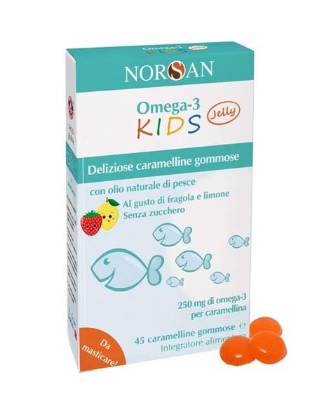 NORSAN OMEGA 3 KIDS 45 CARAMELLINE GOMMOSE