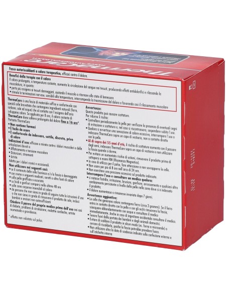 FASCE AUTORISCALDANTI A CALORE TERAPEUTICO THERMACARE COLLO/SPALLA/POLSO 6 PEZZI