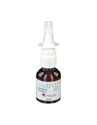NARIVIT PLUS SPRAY NASALE 20 ML CON ACIDO IALURONICO CROSS-LINKATO D-PANTENOLO BIOTINA VITAMINA E VITAMINA E