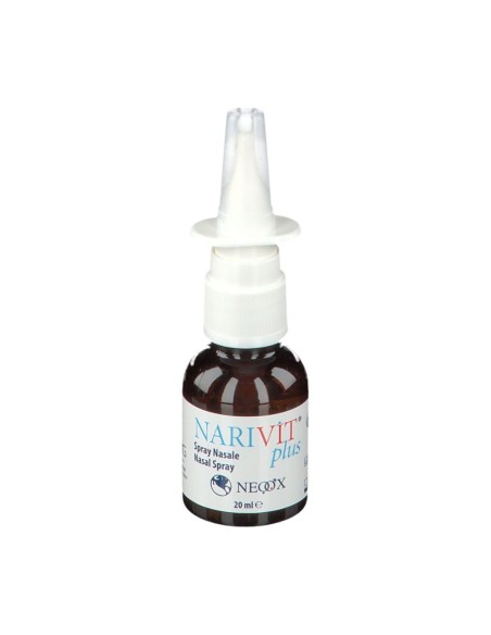 NARIVIT PLUS SPRAY NASALE 20 ML CON ACIDO IALURONICO CROSS-LINKATO D-PANTENOLO BIOTINA VITAMINA E VITAMINA E