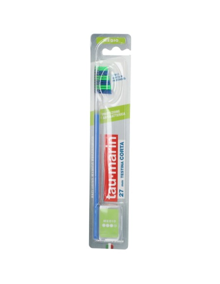 TAUMARIN PROFESSIONAL SPAZZOLINO 27 MEDIO TESTINA CORTA PROTEZIONE ANTIBATTERICA