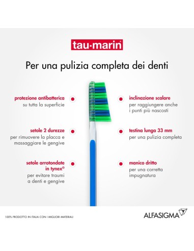 TAUMARIN SPAZZOLINO SCALARE 33 MEDIO CON ANTIBATTERICO